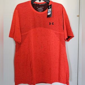 Men's UNDER ARMOUR UA SZ XL SEAMLESS WAVE SHORT SLEEVE SHIRT TOP